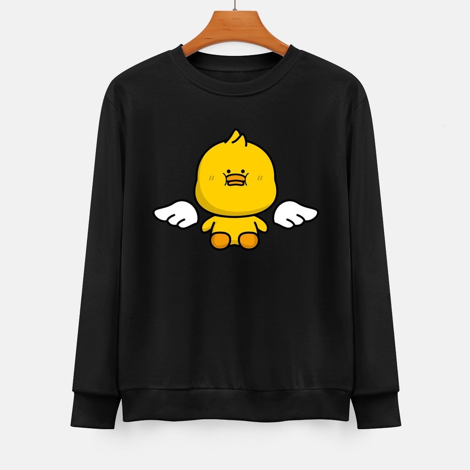 Front Patterned Long Sleeve TopMade-to-Order Fade-Proof